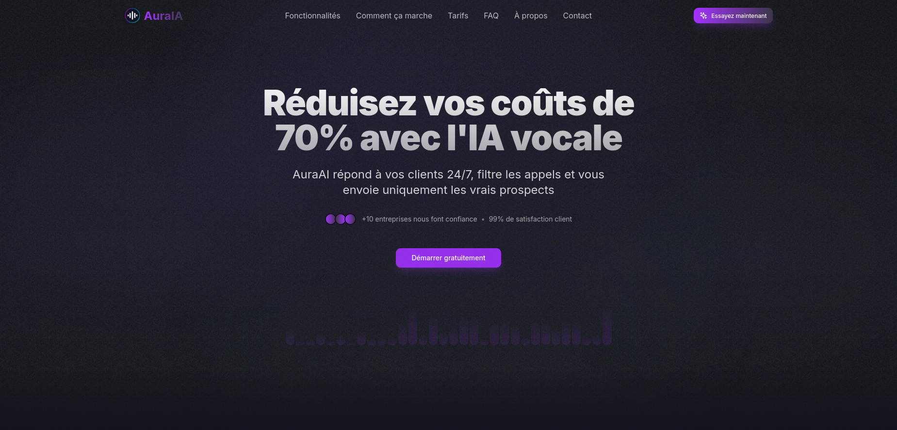 Screenshot de AuraIA